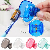 5 Pcs (1 Set) Vibrant Toothbrush Head Covers – A Mix of 5 Unique Shades